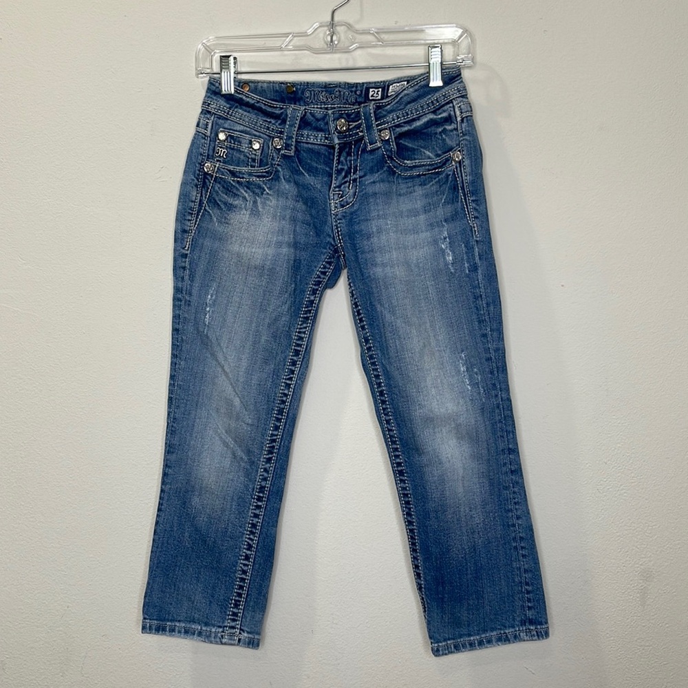 Miss Me Cuffed Capri Jeans